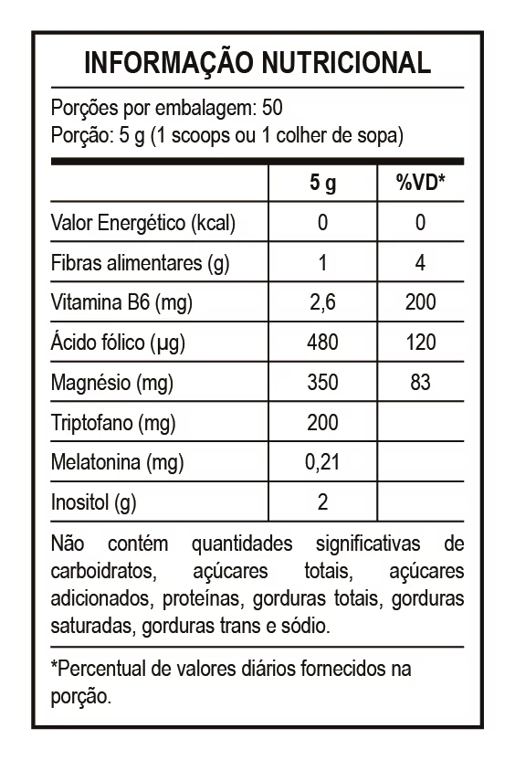 Tabela Nutricional